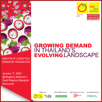 ASIA FRUIT LOGISTICA BANGKOK ROAD SHOW 2020