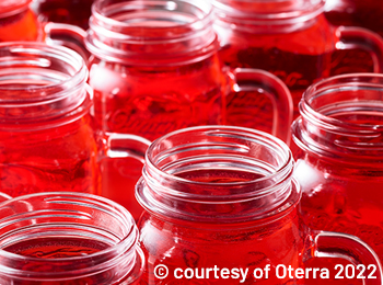 Introducing the brightest and most stable red for clear beverages