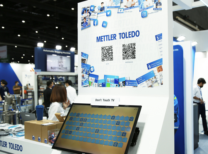 ขอขอบคุณสำหรับการเข้าเยี่ยมชมบูธแสดงสินค้าของ METTLER TOLEDO ในงาน PROPAK ASIA 2022