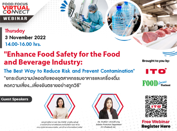 Enhance Food Safety for the Food and Beverage Industry:The Best Way to Reduce Risk and Prevent Contamination