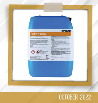 TOPAX DUO 2 IN 1<br>CLEAN & SANITIZER<br>INNOVATION