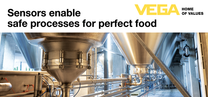 SENSORS ENABLE SAFE PROCESSES FOR PERFECT FOOD