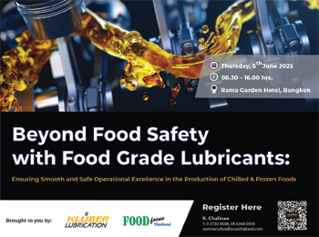 Beyond Food Safety with Food Grade Lubricants